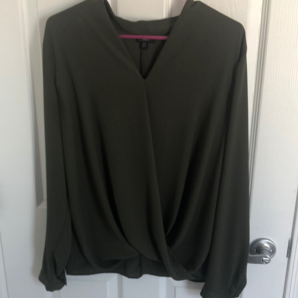 Olive Green Blouse